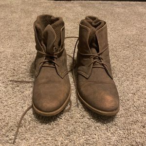 Just Fab brown booties